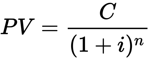 present value formula