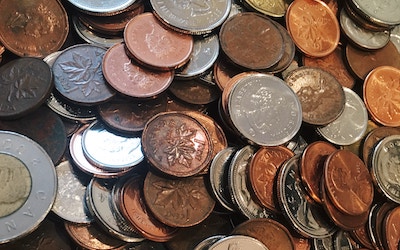 Picture of Canadian coins