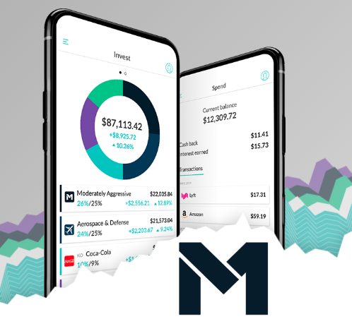 M1 Finance Review logo and app screenshot