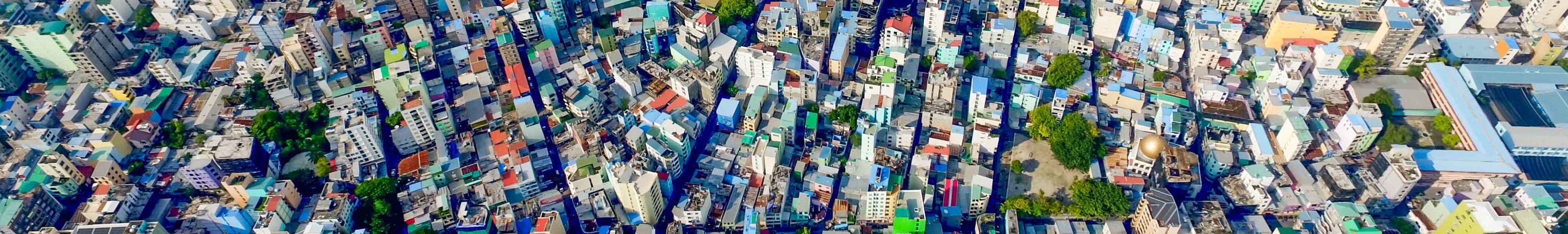 Picture of a large city which looks like its had major population growth.