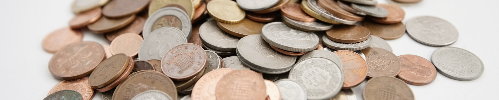 Pile of coins