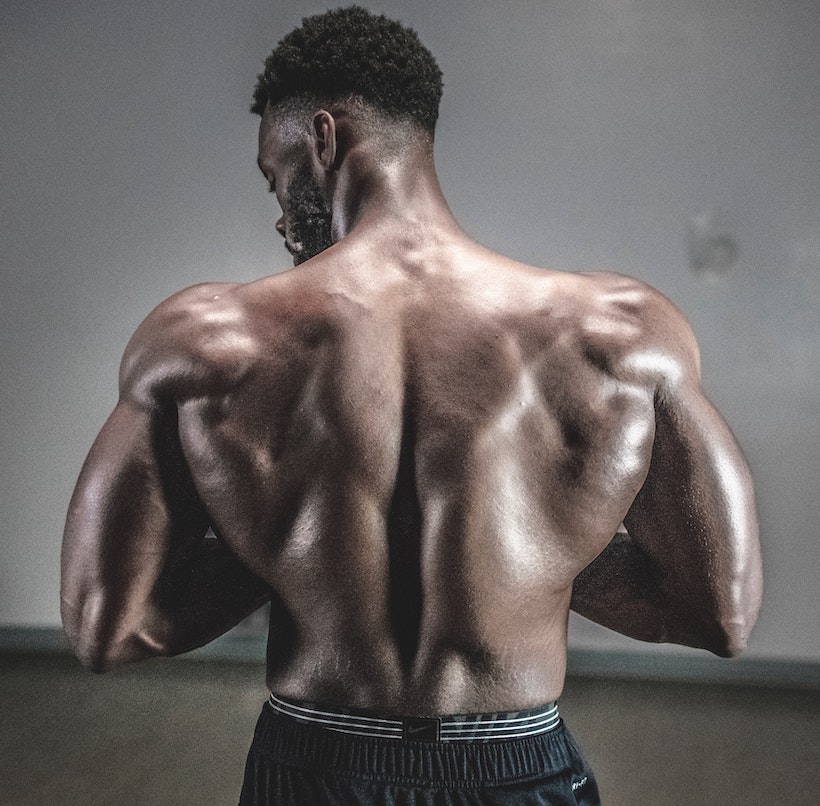 Man with strong back