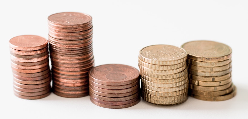 Stack of Canadian Coins